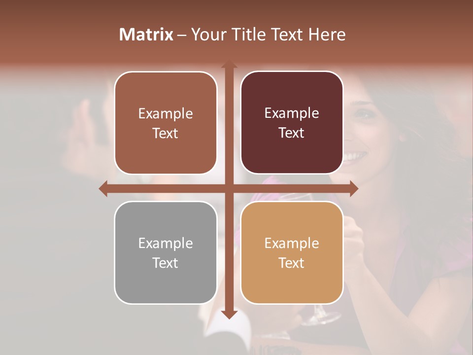 Table Boyfriend Businesspeople PowerPoint Template