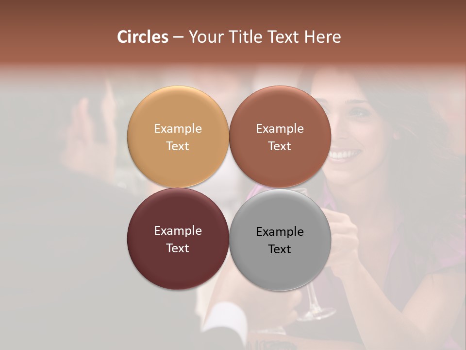 Table Boyfriend Businesspeople PowerPoint Template