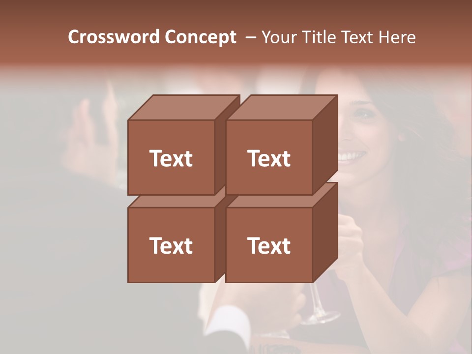 Table Boyfriend Businesspeople PowerPoint Template