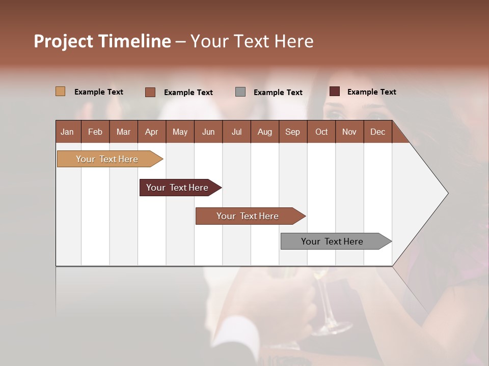 Table Boyfriend Businesspeople PowerPoint Template