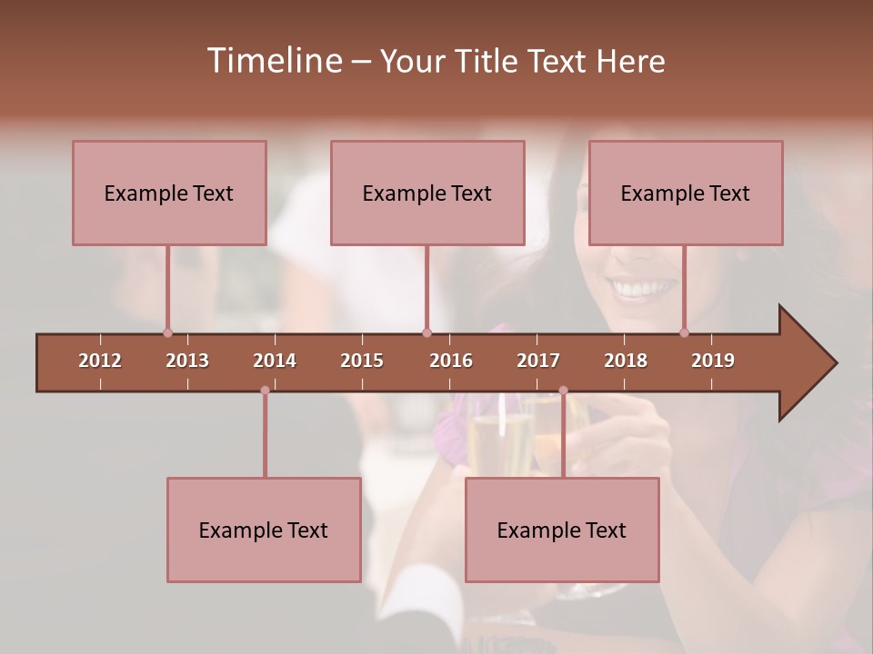 Table Boyfriend Businesspeople PowerPoint Template