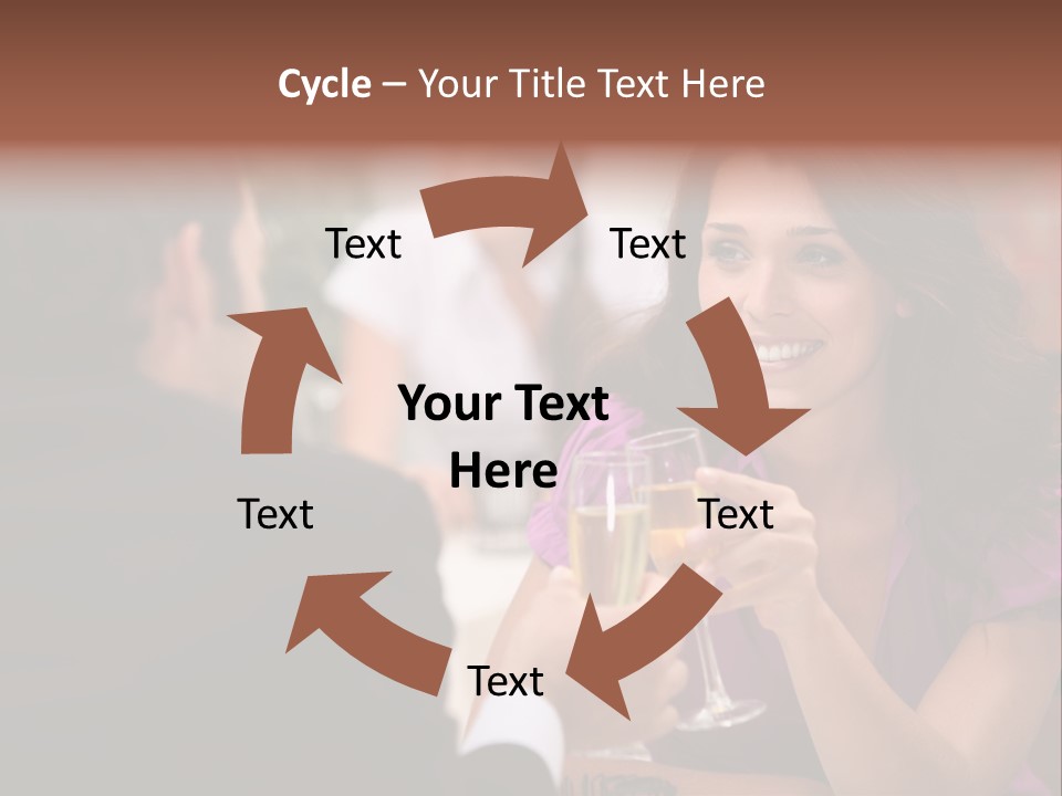 Table Boyfriend Businesspeople PowerPoint Template