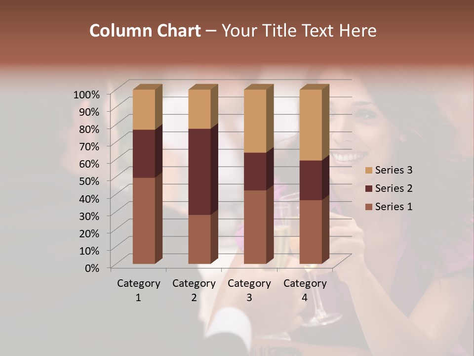 Table Boyfriend Businesspeople PowerPoint Template