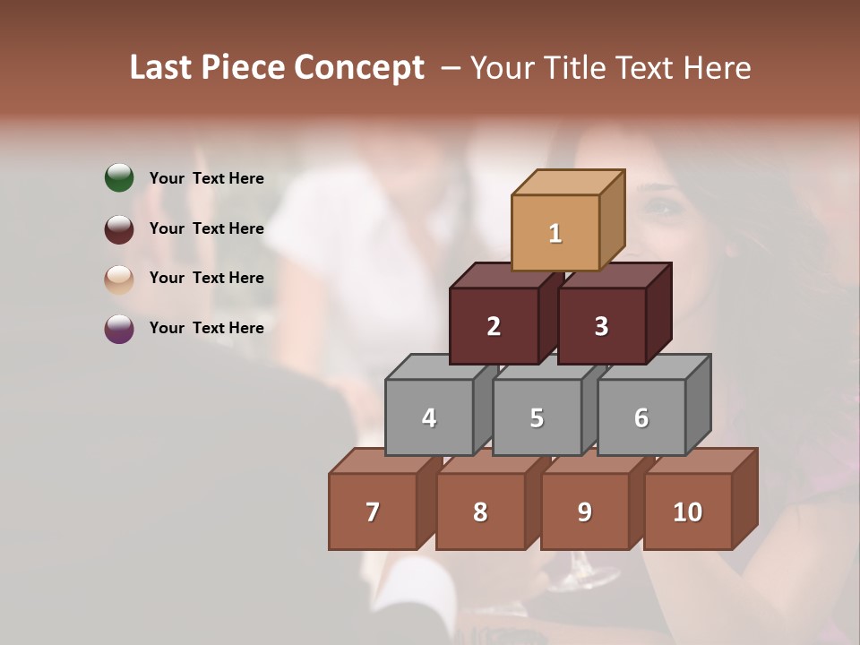 Table Boyfriend Businesspeople PowerPoint Template