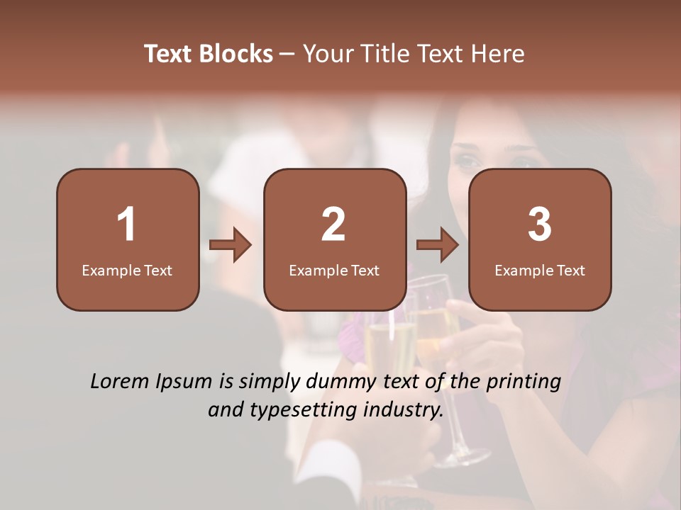 Table Boyfriend Businesspeople PowerPoint Template