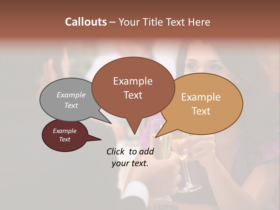 Table Boyfriend Businesspeople PowerPoint Template