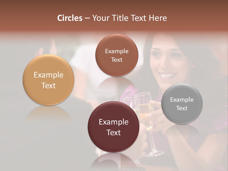 Table Boyfriend Businesspeople PowerPoint Template