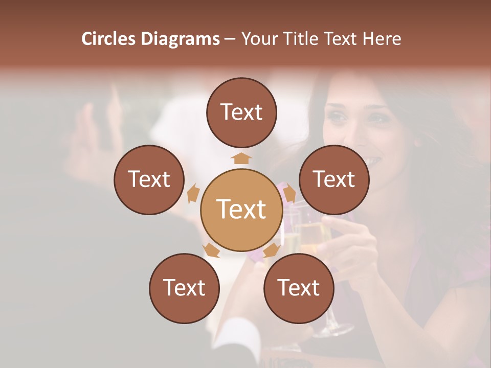 Table Boyfriend Businesspeople PowerPoint Template