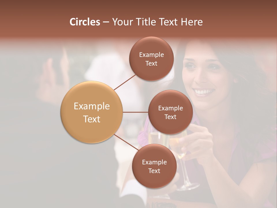 Table Boyfriend Businesspeople PowerPoint Template