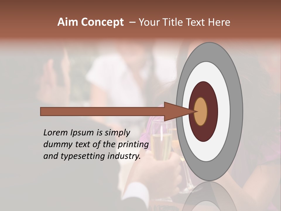 Table Boyfriend Businesspeople PowerPoint Template