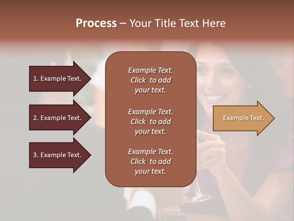 Table Boyfriend Businesspeople PowerPoint Template