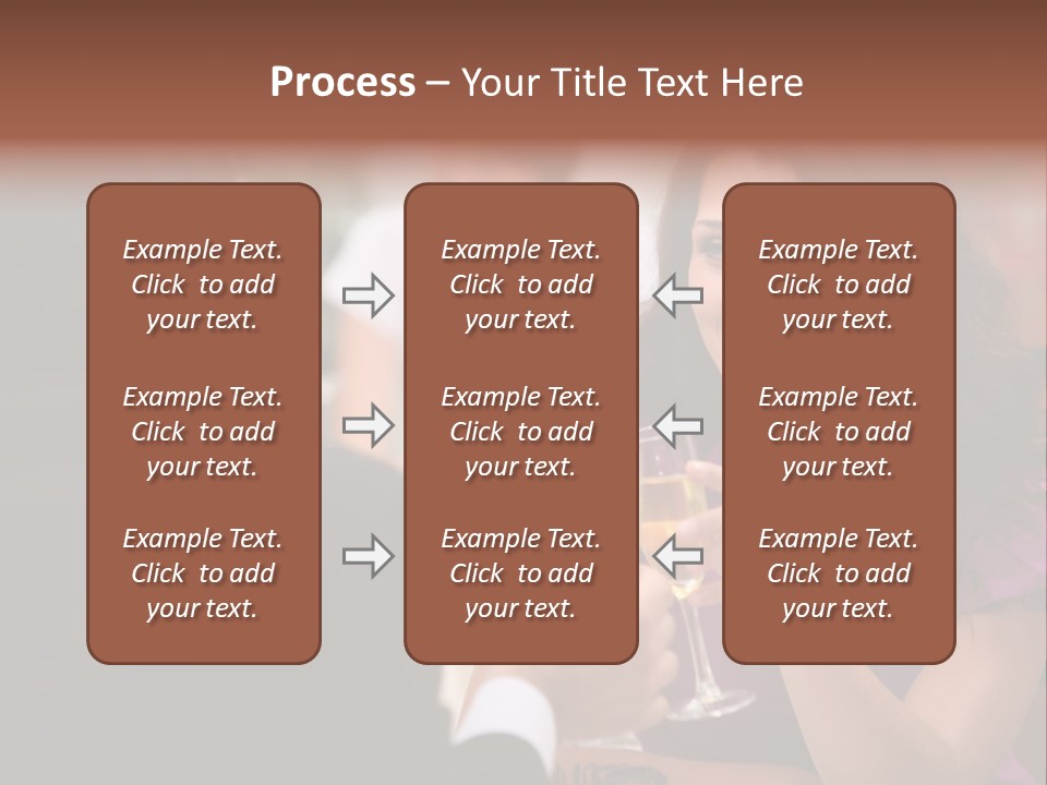 Table Boyfriend Businesspeople PowerPoint Template