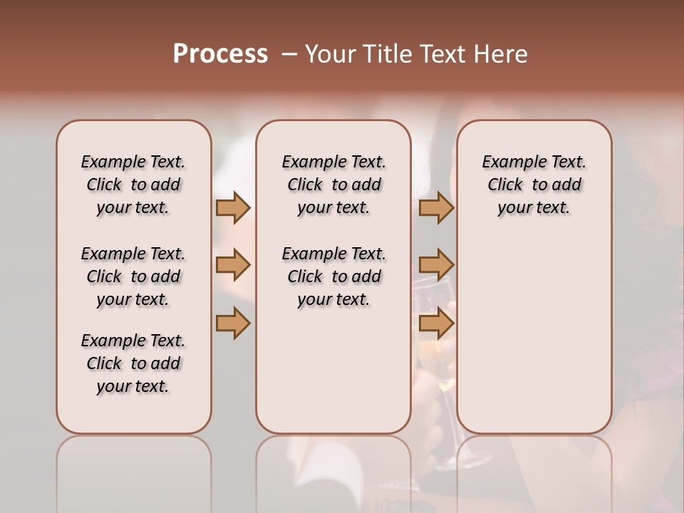Table Boyfriend Businesspeople PowerPoint Template