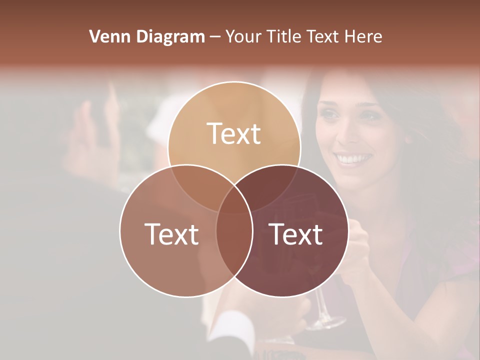 Table Boyfriend Businesspeople PowerPoint Template