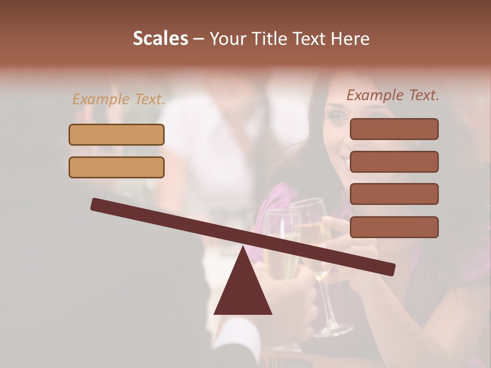 Table Boyfriend Businesspeople PowerPoint Template