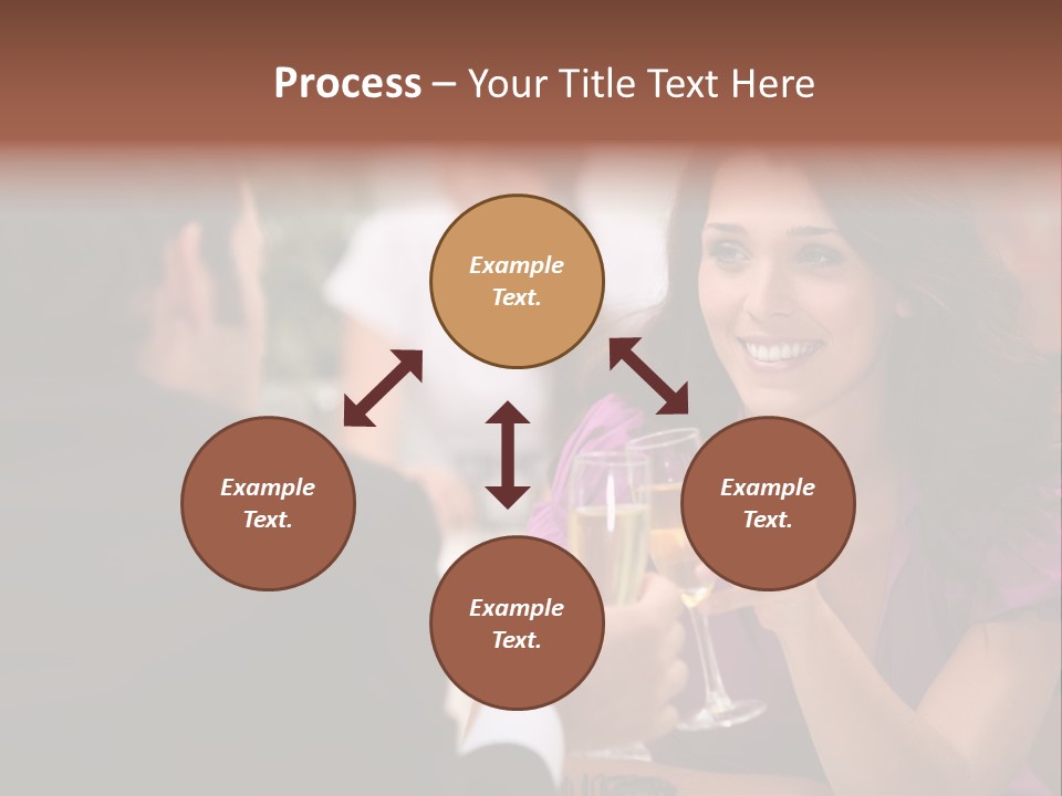 Table Boyfriend Businesspeople PowerPoint Template