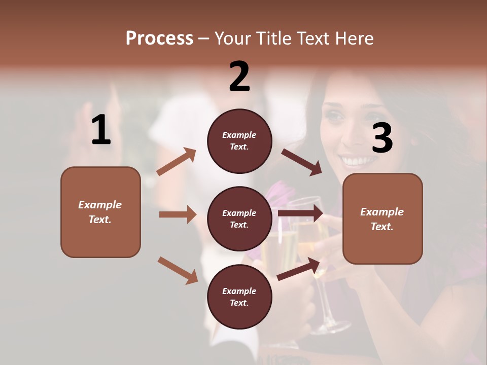 Table Boyfriend Businesspeople PowerPoint Template