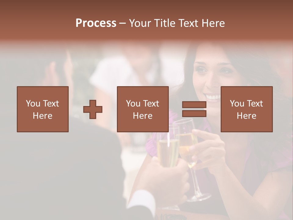 Table Boyfriend Businesspeople PowerPoint Template