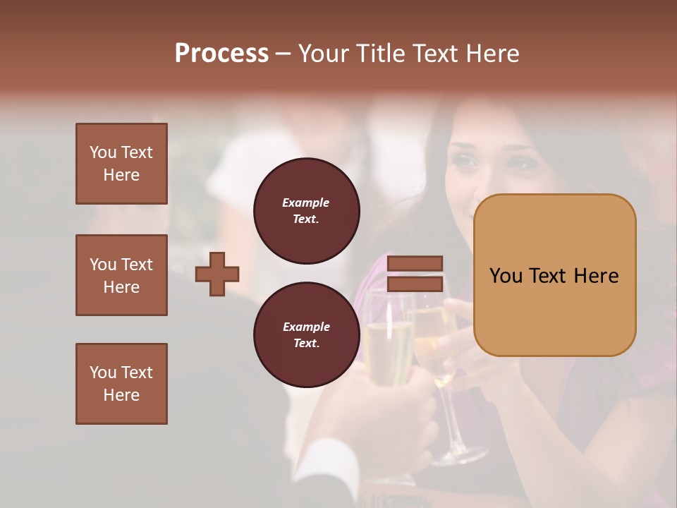 Table Boyfriend Businesspeople PowerPoint Template