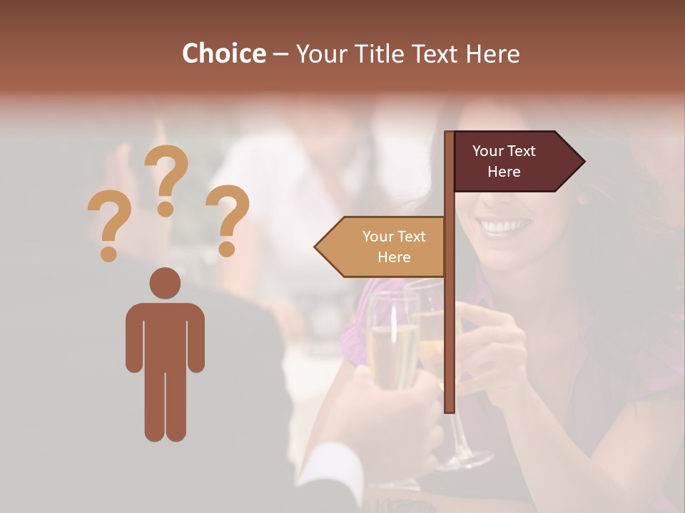 Table Boyfriend Businesspeople PowerPoint Template