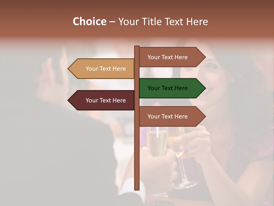 Table Boyfriend Businesspeople PowerPoint Template