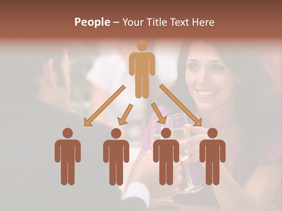 Table Boyfriend Businesspeople PowerPoint Template