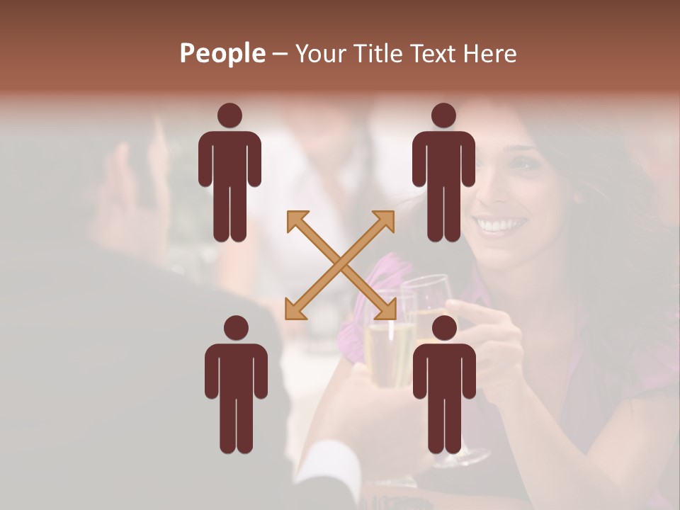 Table Boyfriend Businesspeople PowerPoint Template