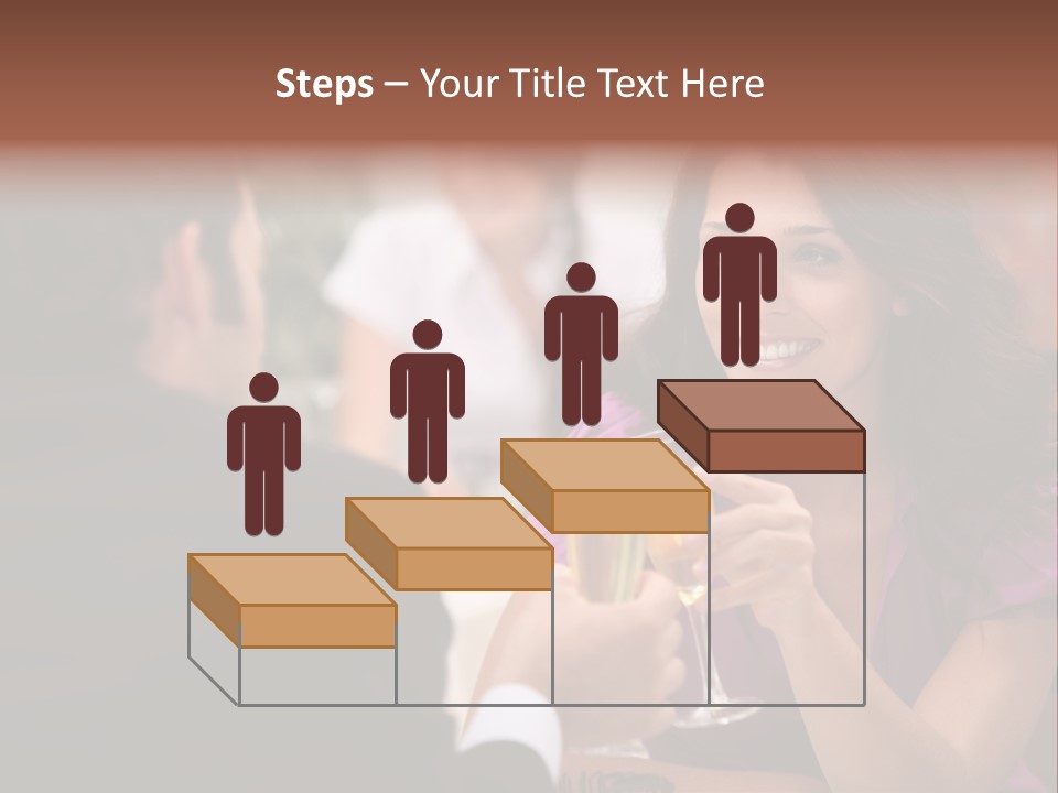 Table Boyfriend Businesspeople PowerPoint Template