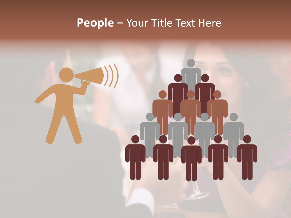 Table Boyfriend Businesspeople PowerPoint Template