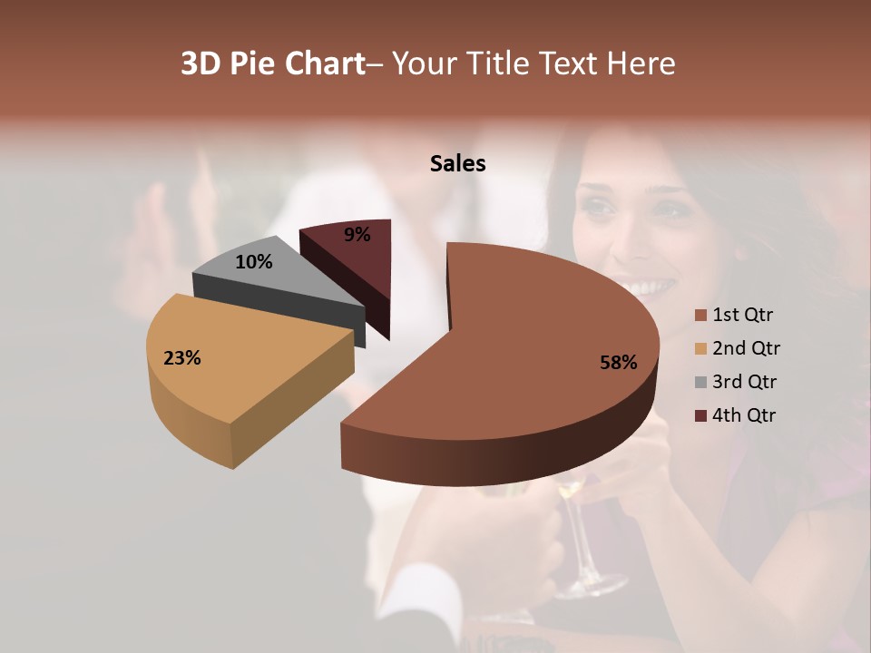 Table Boyfriend Businesspeople PowerPoint Template