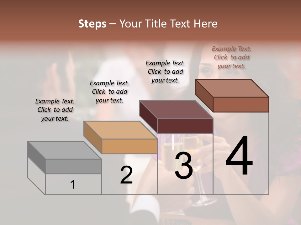 Table Boyfriend Businesspeople PowerPoint Template