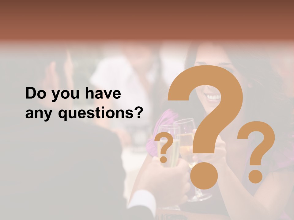 Table Boyfriend Businesspeople PowerPoint Template