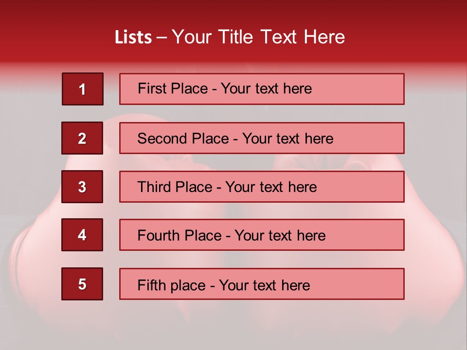 A Man In A Suit With Boxing Gloves On His Chest PowerPoint Template