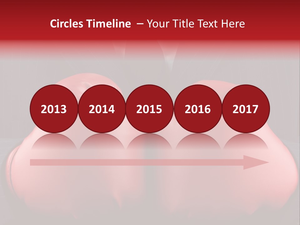 A Man In A Suit With Boxing Gloves On His Chest PowerPoint Template