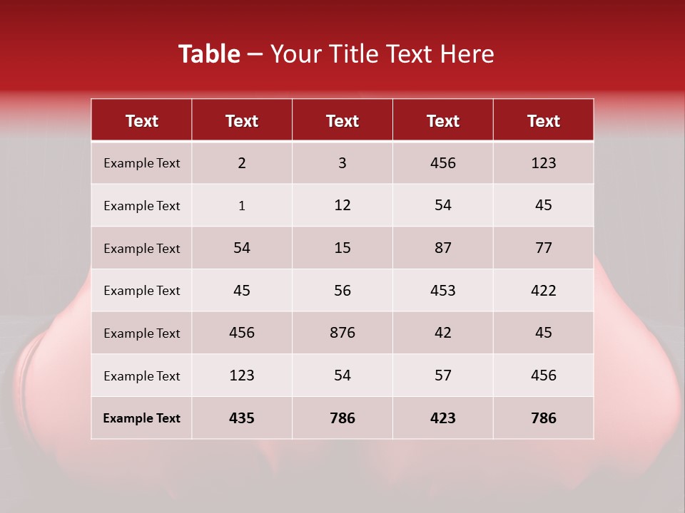 A Man In A Suit With Boxing Gloves On His Chest PowerPoint Template