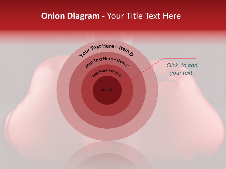 A Man In A Suit With Boxing Gloves On His Chest PowerPoint Template