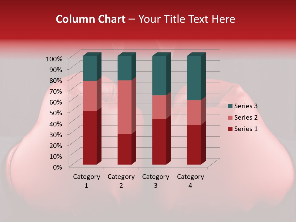 A Man In A Suit With Boxing Gloves On His Chest PowerPoint Template