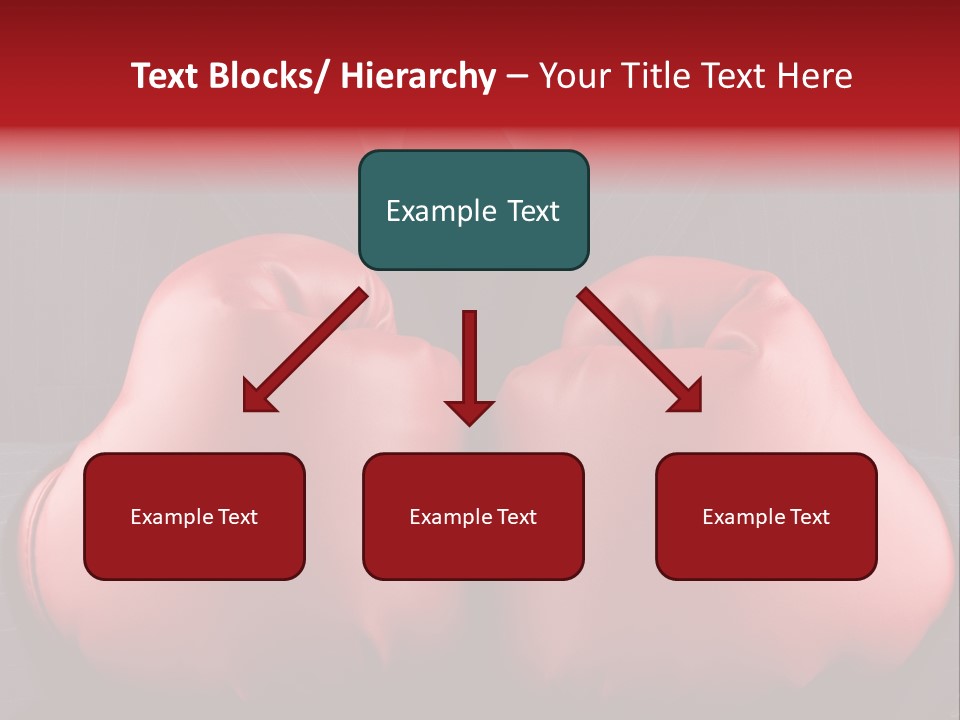 A Man In A Suit With Boxing Gloves On His Chest PowerPoint Template