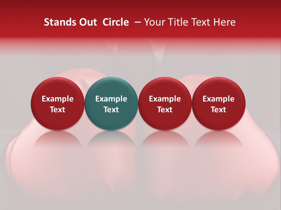 A Man In A Suit With Boxing Gloves On His Chest PowerPoint Template