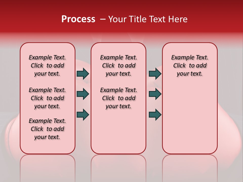 A Man In A Suit With Boxing Gloves On His Chest PowerPoint Template