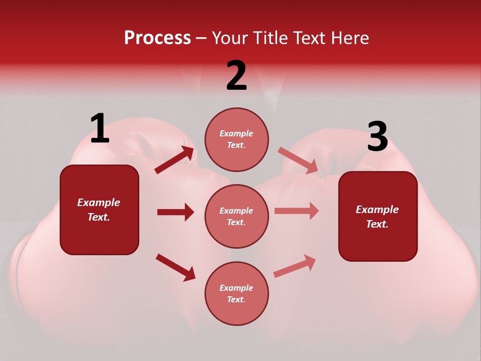 A Man In A Suit With Boxing Gloves On His Chest PowerPoint Template