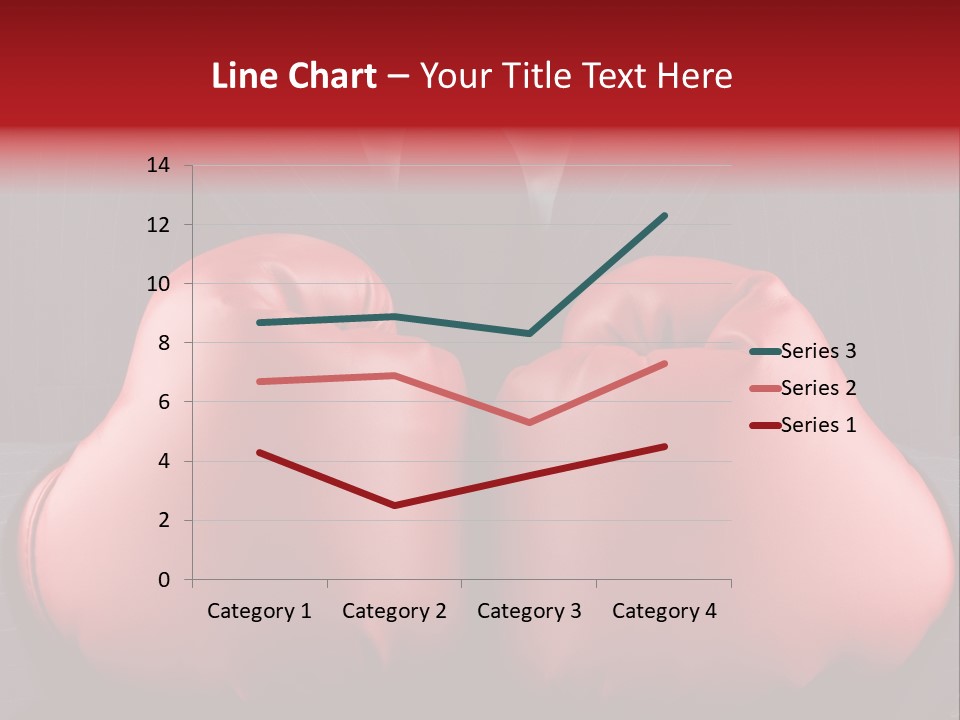 A Man In A Suit With Boxing Gloves On His Chest PowerPoint Template