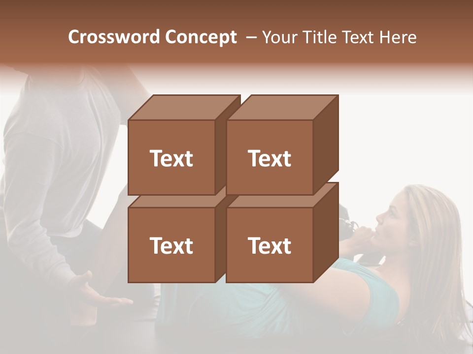 Feet Purse Knockout PowerPoint Template