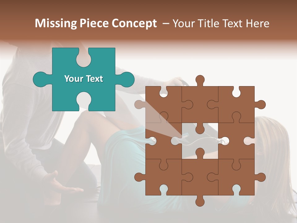 Feet Purse Knockout PowerPoint Template