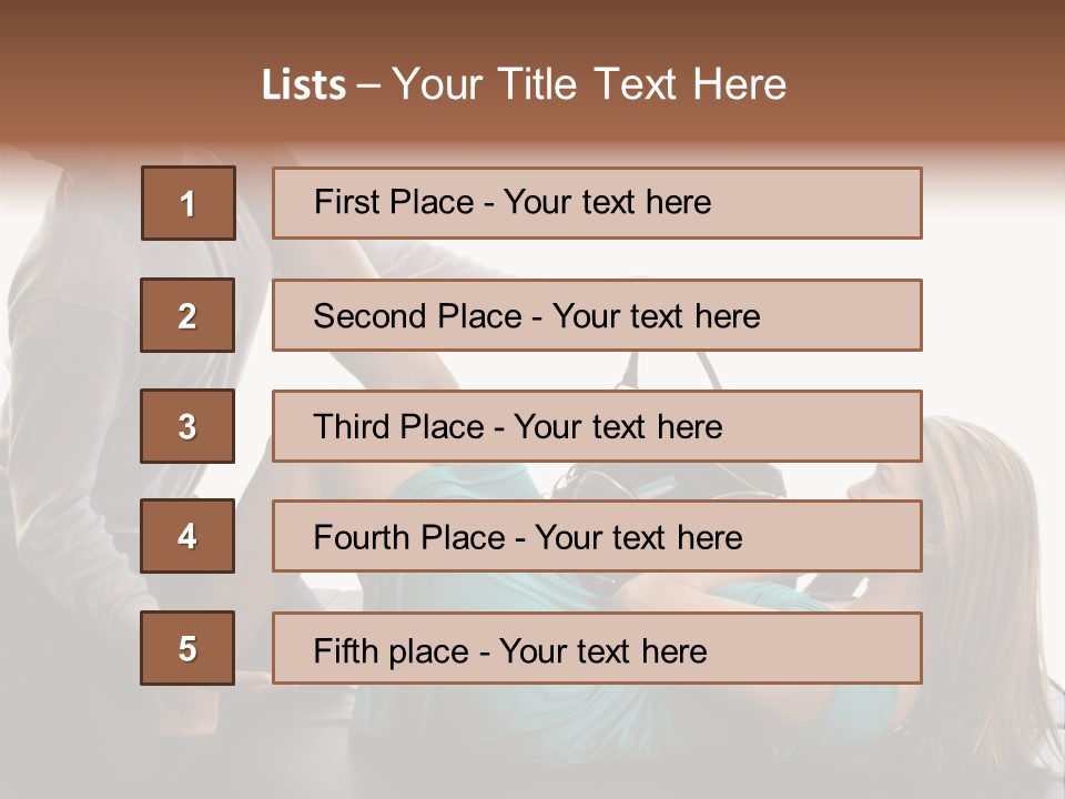 Feet Purse Knockout PowerPoint Template
