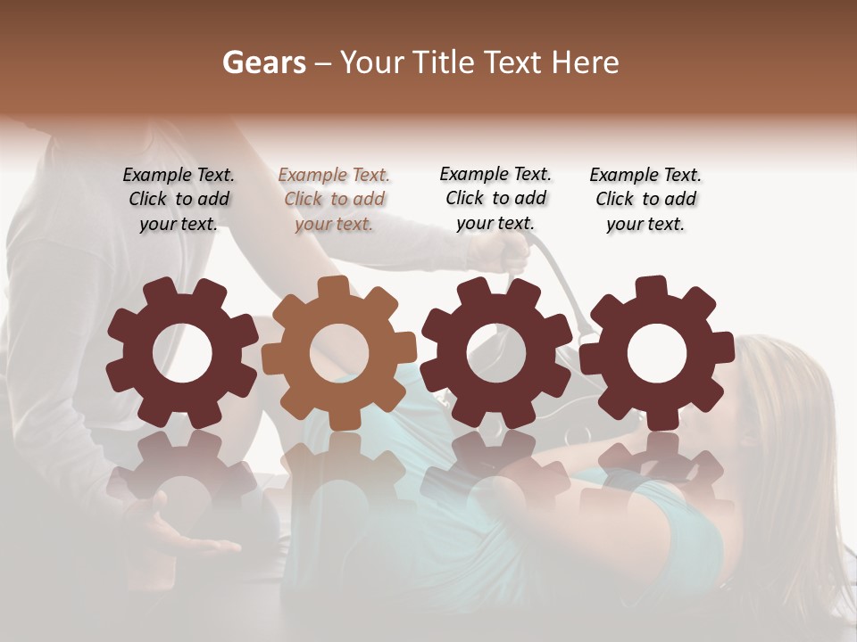 Feet Purse Knockout PowerPoint Template