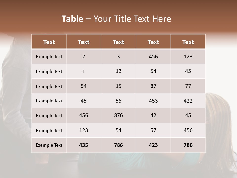 Feet Purse Knockout PowerPoint Template