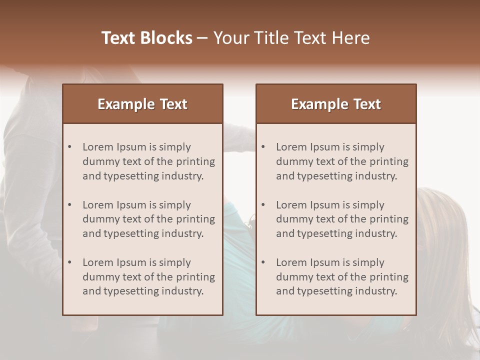 Feet Purse Knockout PowerPoint Template