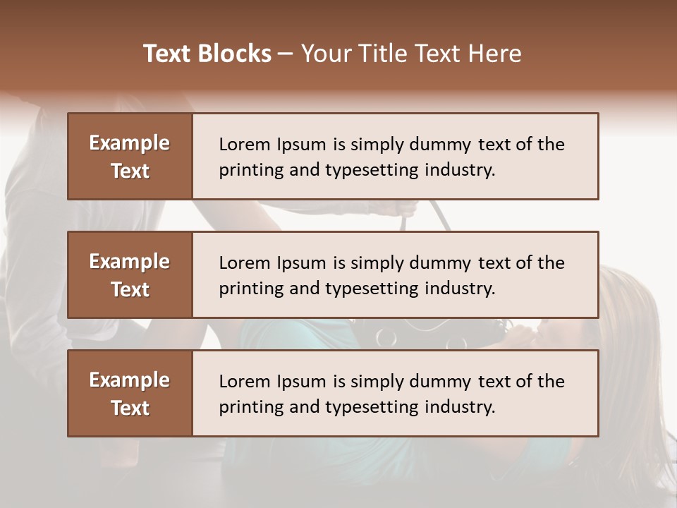 Feet Purse Knockout PowerPoint Template