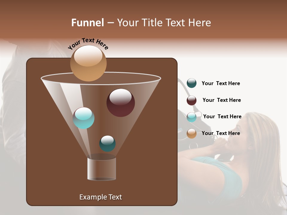 Feet Purse Knockout PowerPoint Template